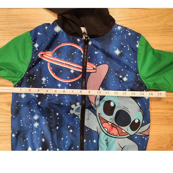 Stitch Disney Lilo & Stitch windbreaker jacket childrens sz Small - Picture 3 of 5